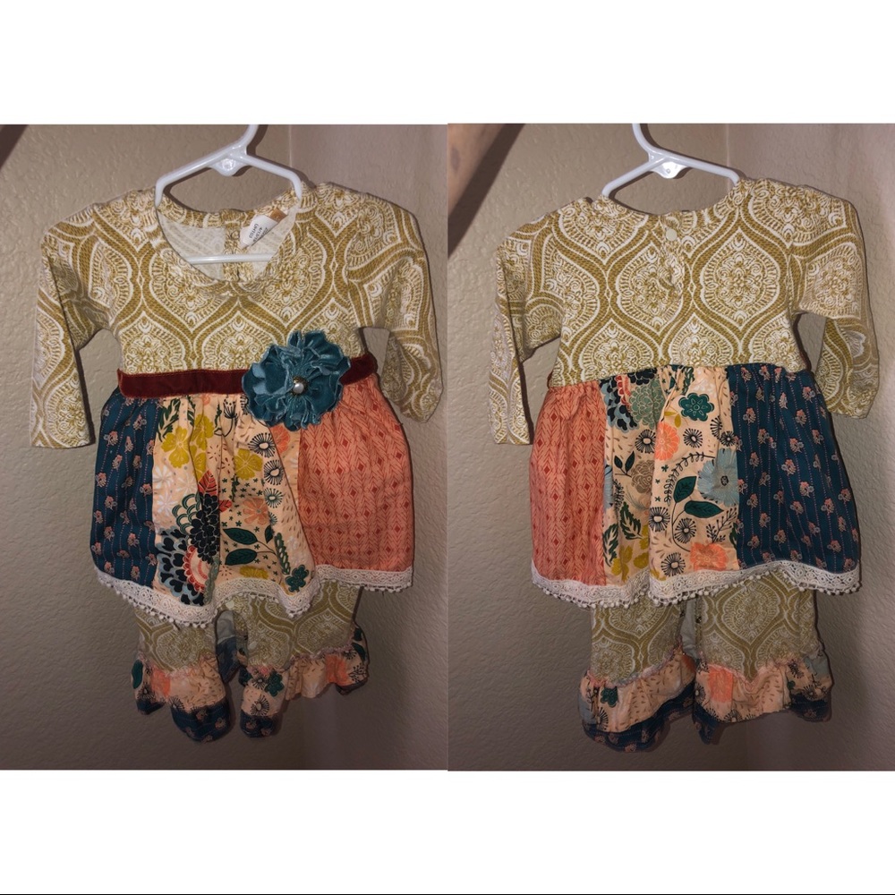 Haute baby skirted romper